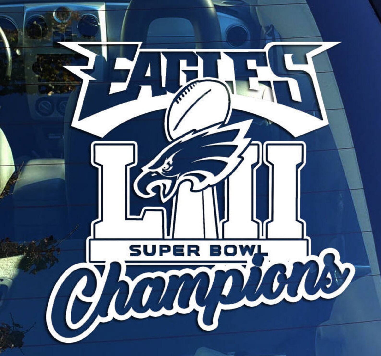 Philadelphia Eagles Super Bowl LII Champions WHITE  Etsy