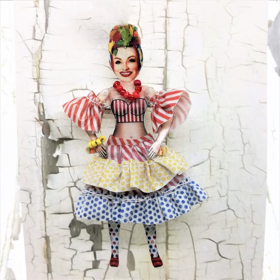carmen miranda paper dolls