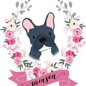 DIGITAL DOWNLOAD Custom PET Portrait image 2