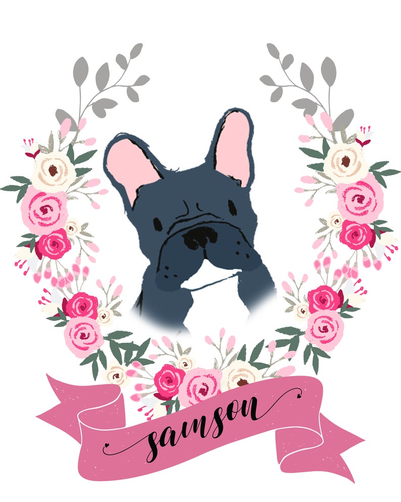 DIGITAL DOWNLOAD Custom PET Portrait image 2