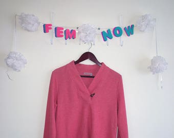 Vintage 1990s Sweater, Croft & Barrow - Pink Sweater