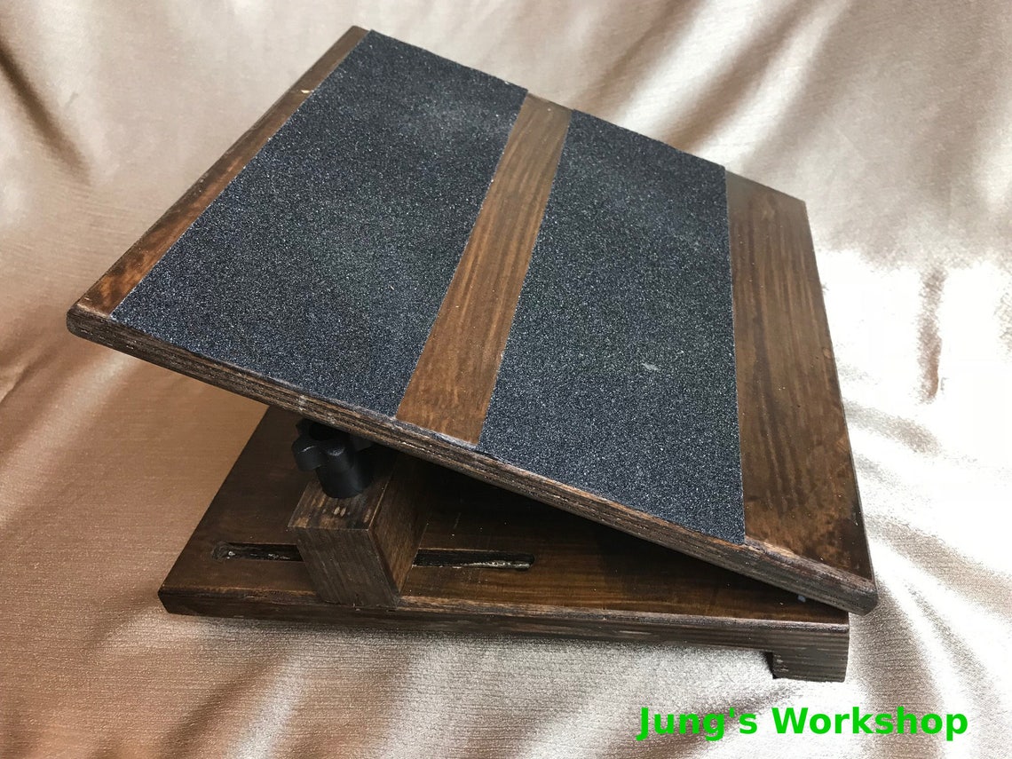 Adjustable Wooden Slant Board Calf Stretcher 12 X 12 Etsy