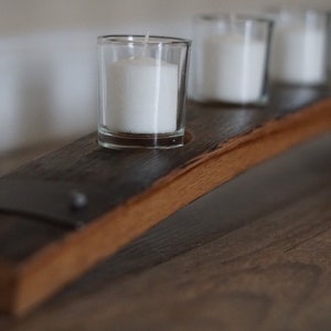 Whiskey Flight Tray, Barrel Stave Flight Tray, Flight Tray, Bourbon Flight Tray, Shot Glass Flight Tray, Taste Testing Tray