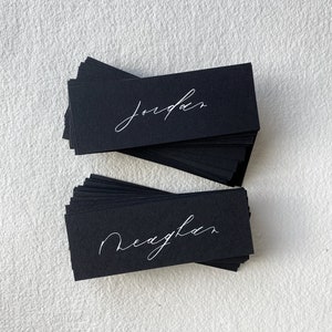 Marque-places noir minuit