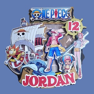 One Piece Cake Topper-Anime Party