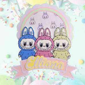 Labubu Cake Topper- Labubu Party