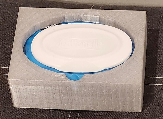 Flushable Wipes Holder for 42-Count Cottonelle Packs – Refillable Bathroom & Travel Dispenser see description