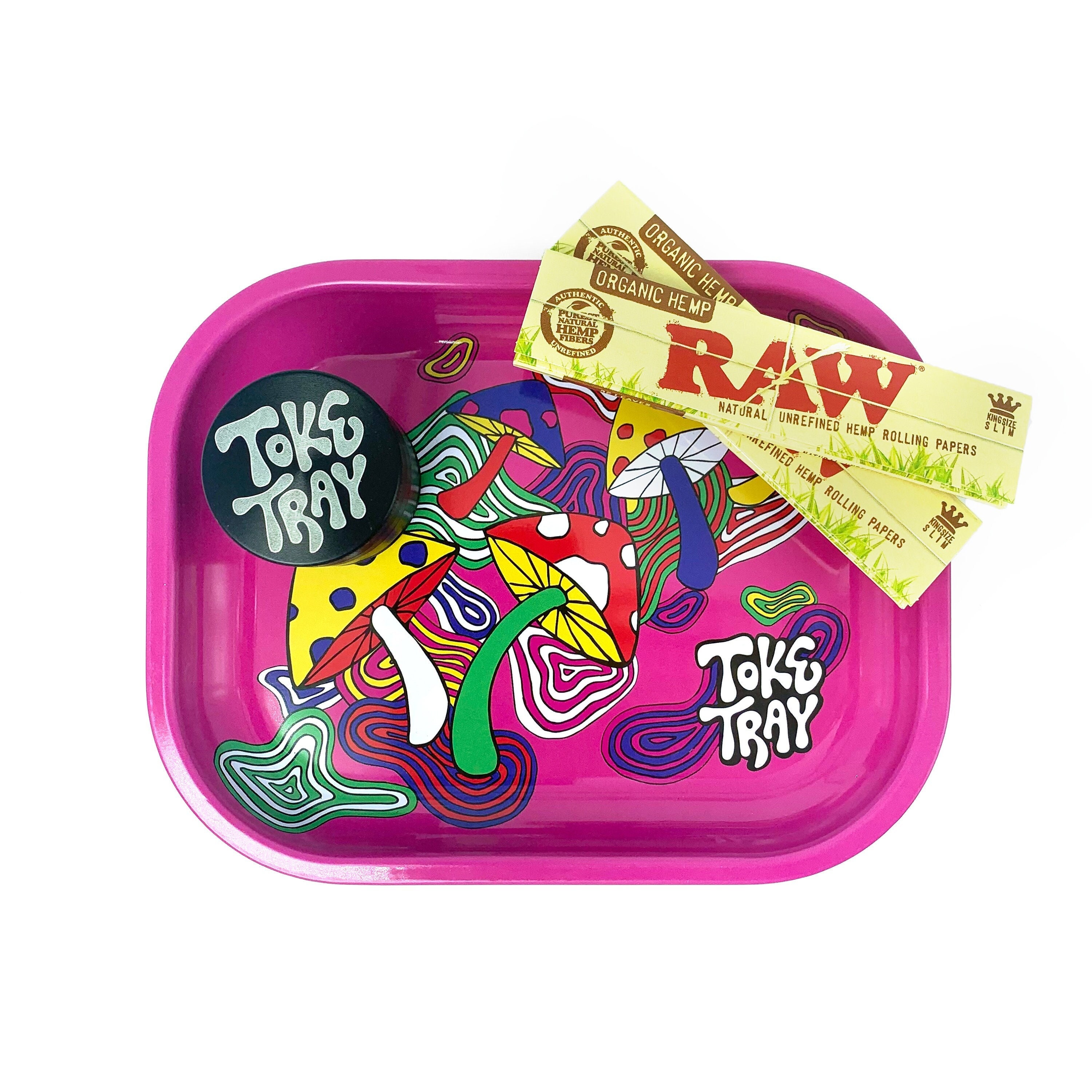 Official Genuine RAW Large Rolling Skinning Up Tray 8 Assorted Designs  (Free PP)