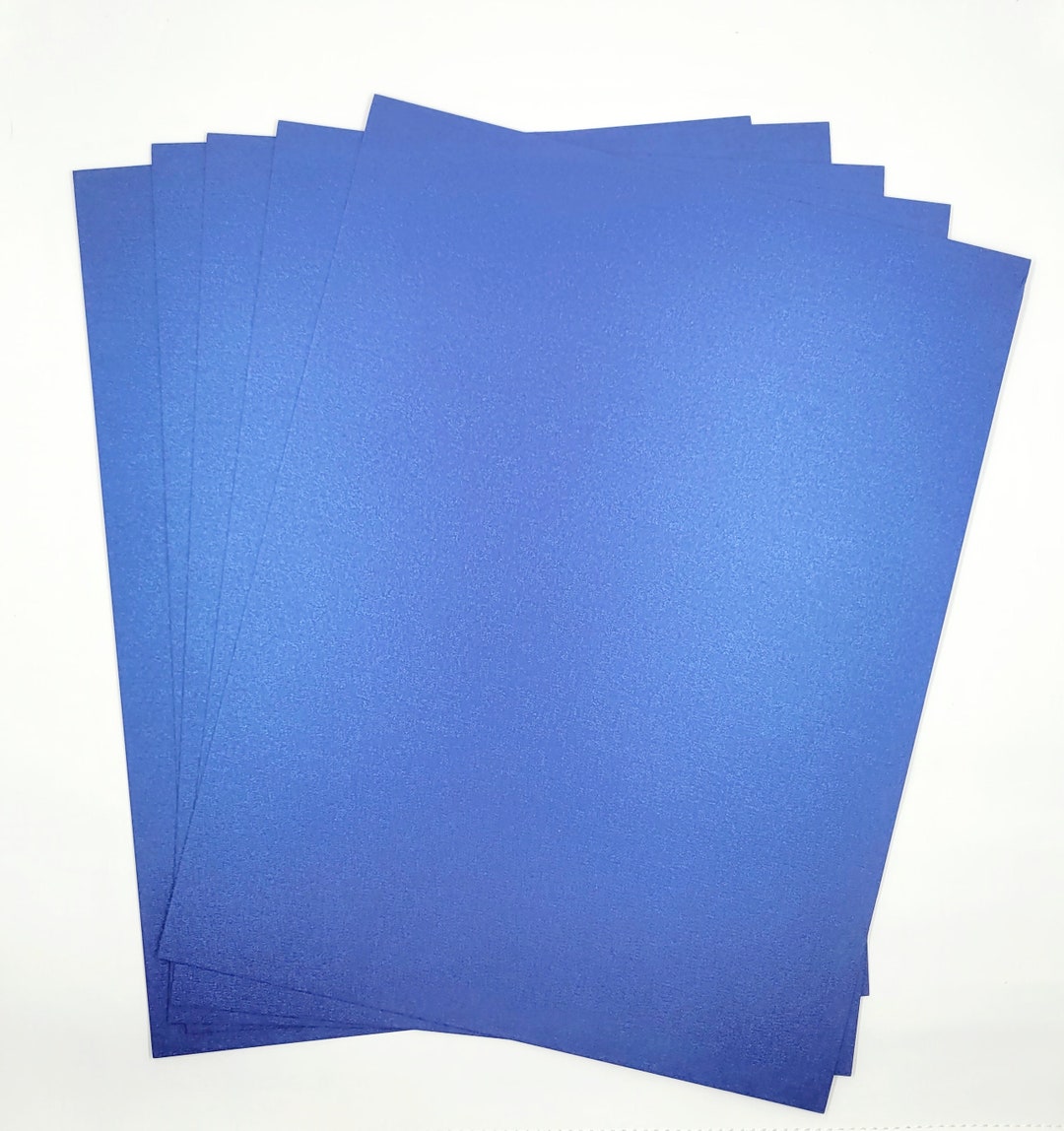 Blue Cardstock Blue Paper Blue Card Stock Paper Blue Metallic Cardstock