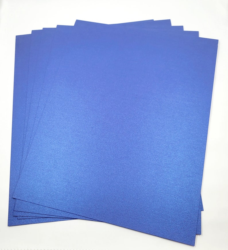Blue Cardstock Blue Paper Blue Card Stock Paper Blue Metallic Cardstock
