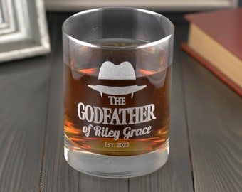 Personalized Godfather Rocks Glass: Movie Inspired Gift