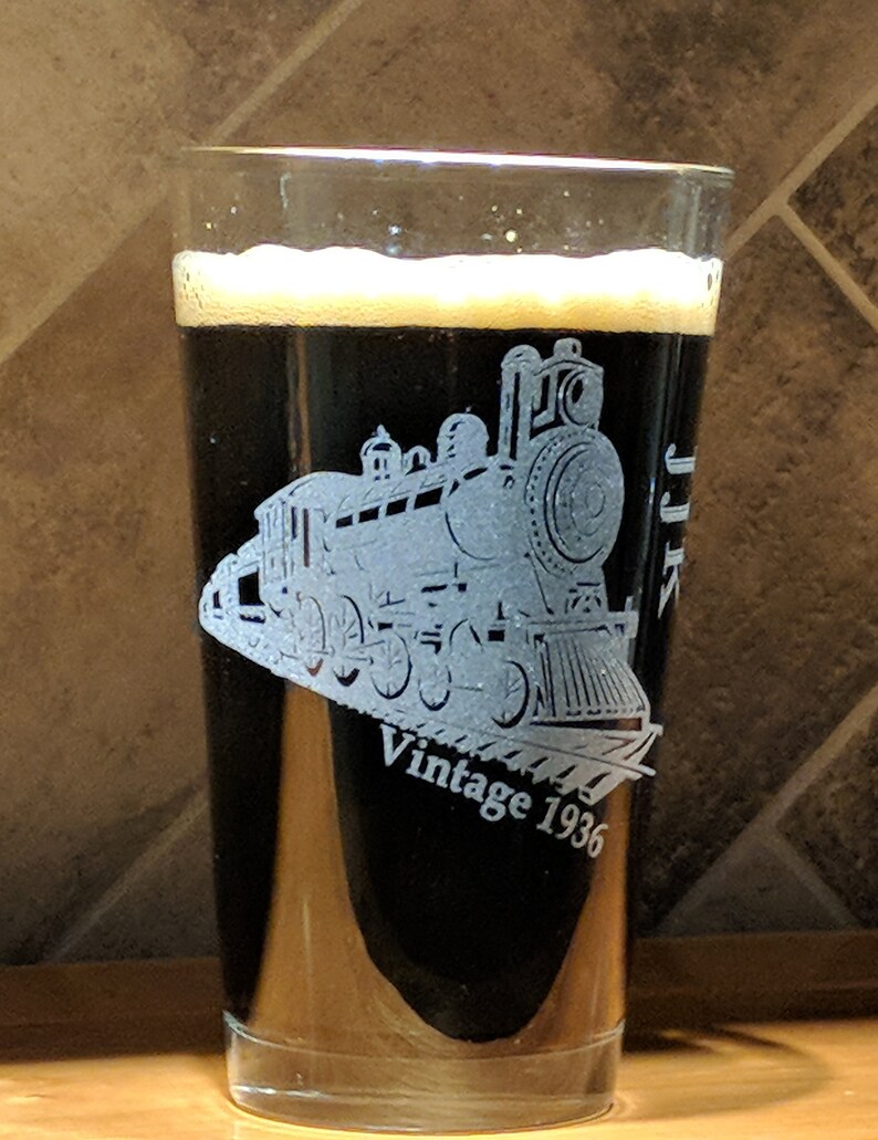 Design Your Own Etched Pint Glass Custom Pint Glasses Etsy