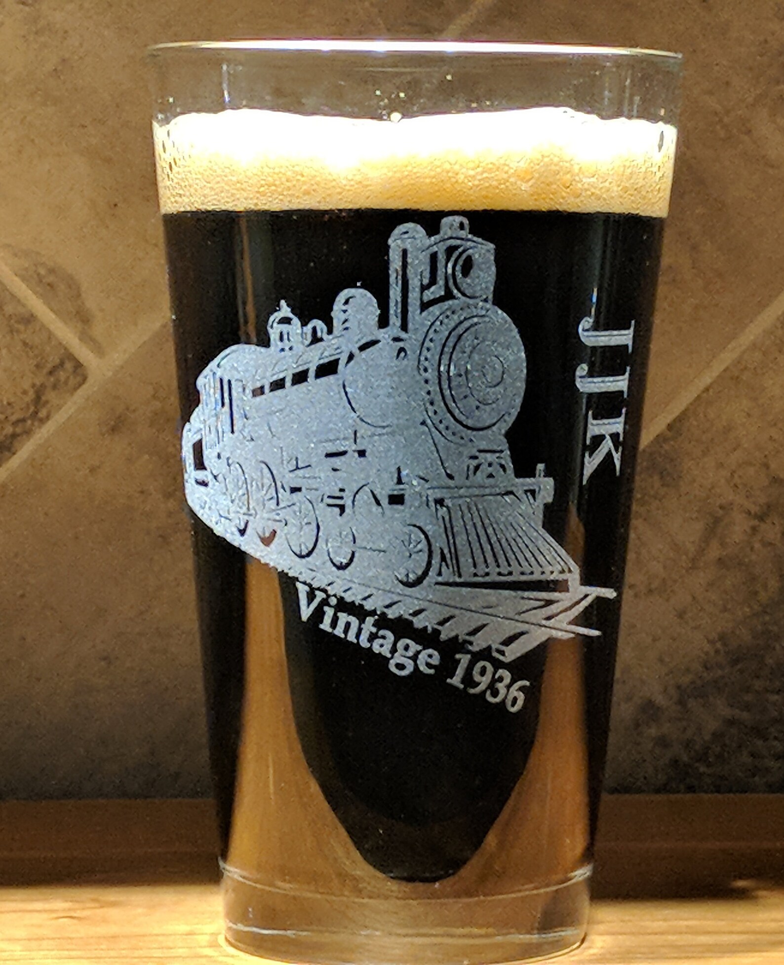 Design Your Own Etched Pint Glass Custom Pint Glasses Etsy