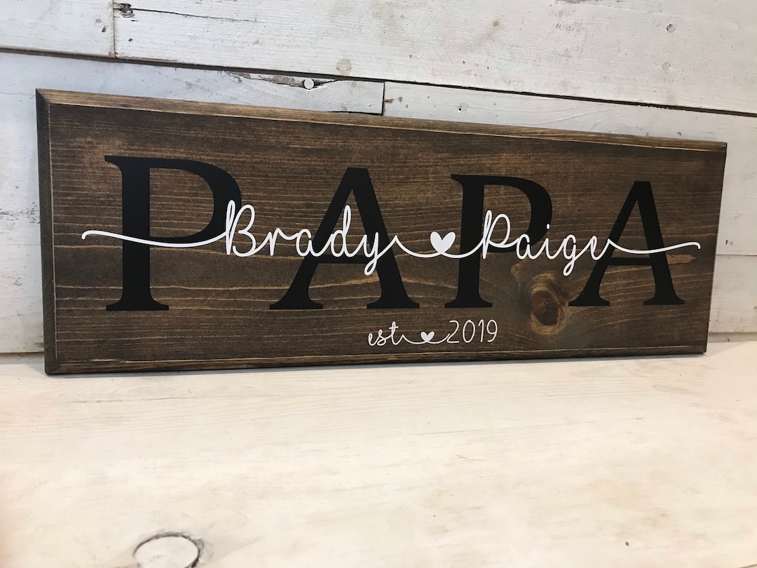 Father Figure Sign Dad Gift, Father's Day Sign, Grandpa Sign, Dad Wooden Sign, Dad ...