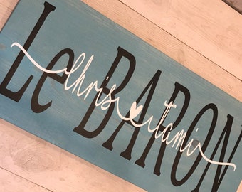 Personalized Bridal Shower Gift | Gift For Bride | Bride And Groom Gift | Engagement Gift | Last Name Established Sign | Custom Bridal Gift