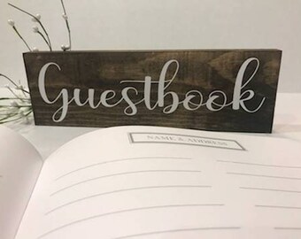 Guestbook Wedding Sign | Wedding Sign | Wooden Wedding Signs | Rustic Wedding Signs | Guestbook Sign | Rustic Themed Wedding |