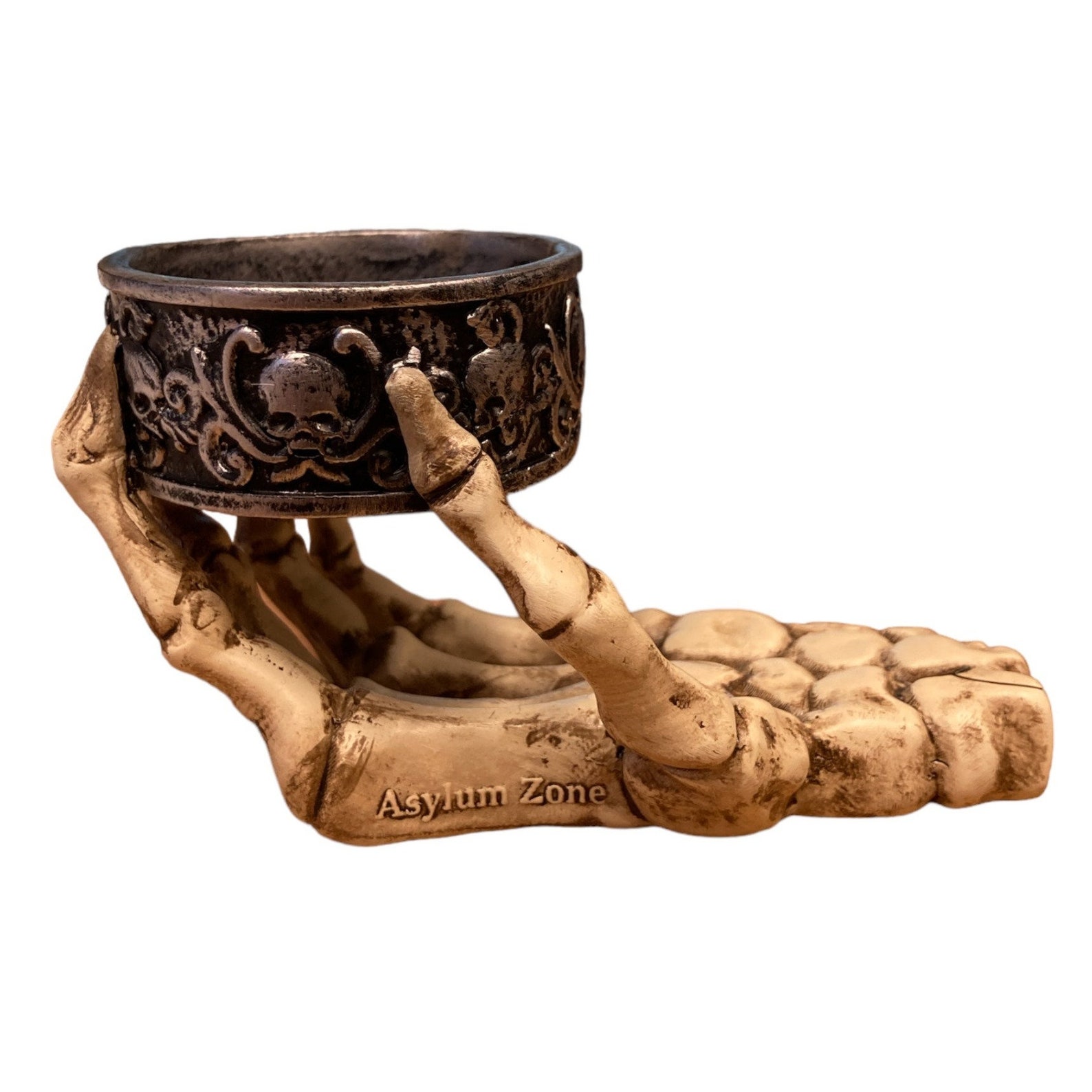 Skeleton Hand Tea Skeleton Hand Tealight Candle Holder T Light Tea Light Halloween Decor ...