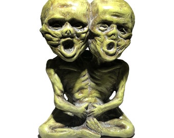 Economy Siamese Twin Fetus Mummy Pigmy Mummified Two Headed Fetal Gaff