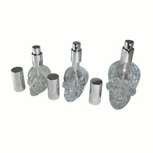 Enkelglas schedel spuitfles