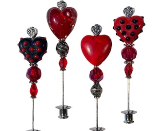 Jumbo 3 Inch Heart Voodoo Pins