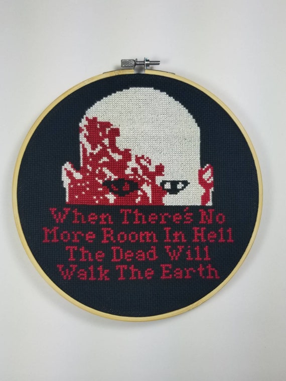 Dawn Of The Dead When There S No More Room In Hell Cross Stitch Pdf Pattern Instant Download