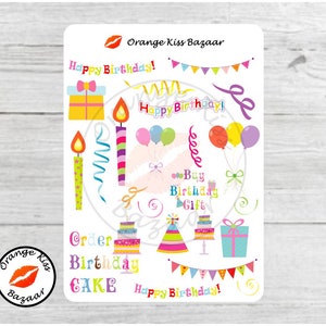 Birthday Decorative Stickers
