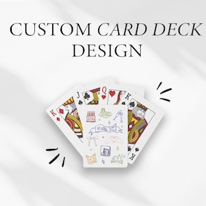Benutzerdefiniertes Spielkartendesign, Spielkartenvorlage, personalisiertes Kartendeck Hochzeitsbevorzugung, einzigartiges Geschenk, Brautjungferngeschenk, Bachelorette Bevorzugungen