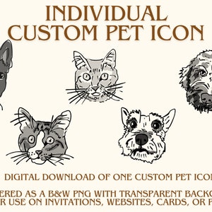 Custom Pet Illustration, Pet Dog or Cat Sketch, Pet, Dog Cat Line Drawing, Hand Drawn Pet Portrait, Pet Drawing, Cat Dog Illustration, Gift