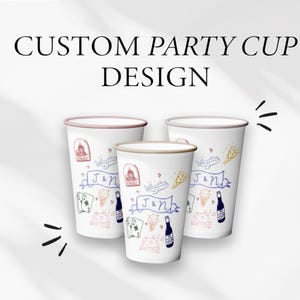 Bomboniera personalizzata per festa di matrimonio, compleanno, addio al nubilato, con icone disegnate a mano personalizzate, pronte per essere caricate per un regalo unico