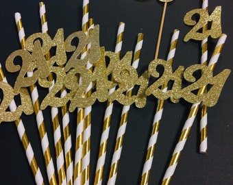 10 Age Party Straw, Age Straw, Age number straws, 18th,30th Birthday, 40th, 50th, 60th, 70th, 80th, 90th birthday decor, 21st Birthday