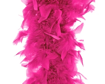 Deluxe Pink Feather Boa: Costume Accessory, Party Decor