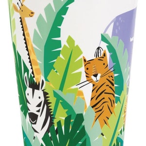 Safari Jungle Party Cups, Animal Theme (Set of 8)