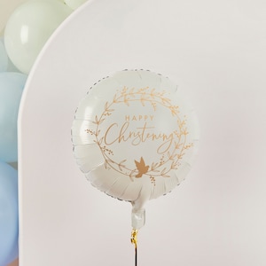 Happy Christening 22&quot; Foil Balloon, Christian Celebration Balloon, Christening, Baptism Decorations