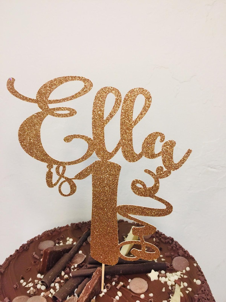 First Birthday Cake Topper Custom Cake Topper Name Cake Topper Personalised Birthday Cake Topper Personalised Birthday Cake Topper