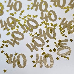 Table Confetti - 40th Table Confetti - 40th