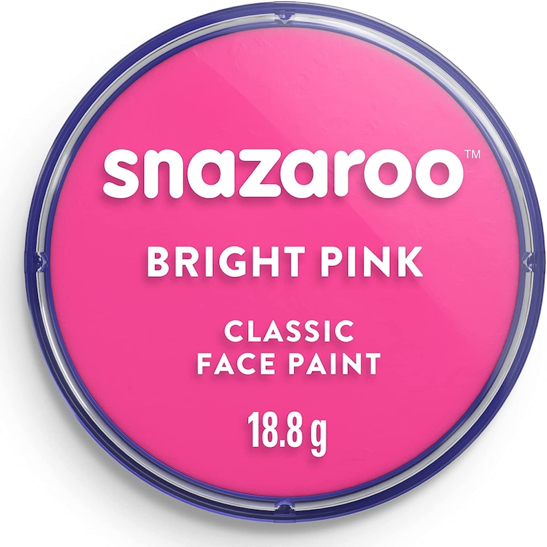 Bright Pink Snazaroo Tub 18ml Face Body Paint Make Up main image 0