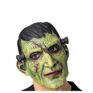 Frankie Halloween Mask, Frankenstein Latex Mask, Adult Monster Mask, Horror Party Mask, Halloween Party  Favours Mask, Cosplay Costumes