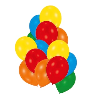 25 Fashion Colour Solid Assorted Latex Balloons, Sempertex Rainbow Colours Balloons 12 Inch, Balloon Decorations, Birthday Balloons