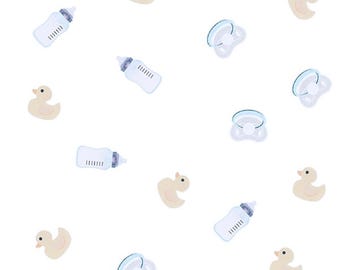 Unisex Babyparty Confetti, Gender Reveal Decor