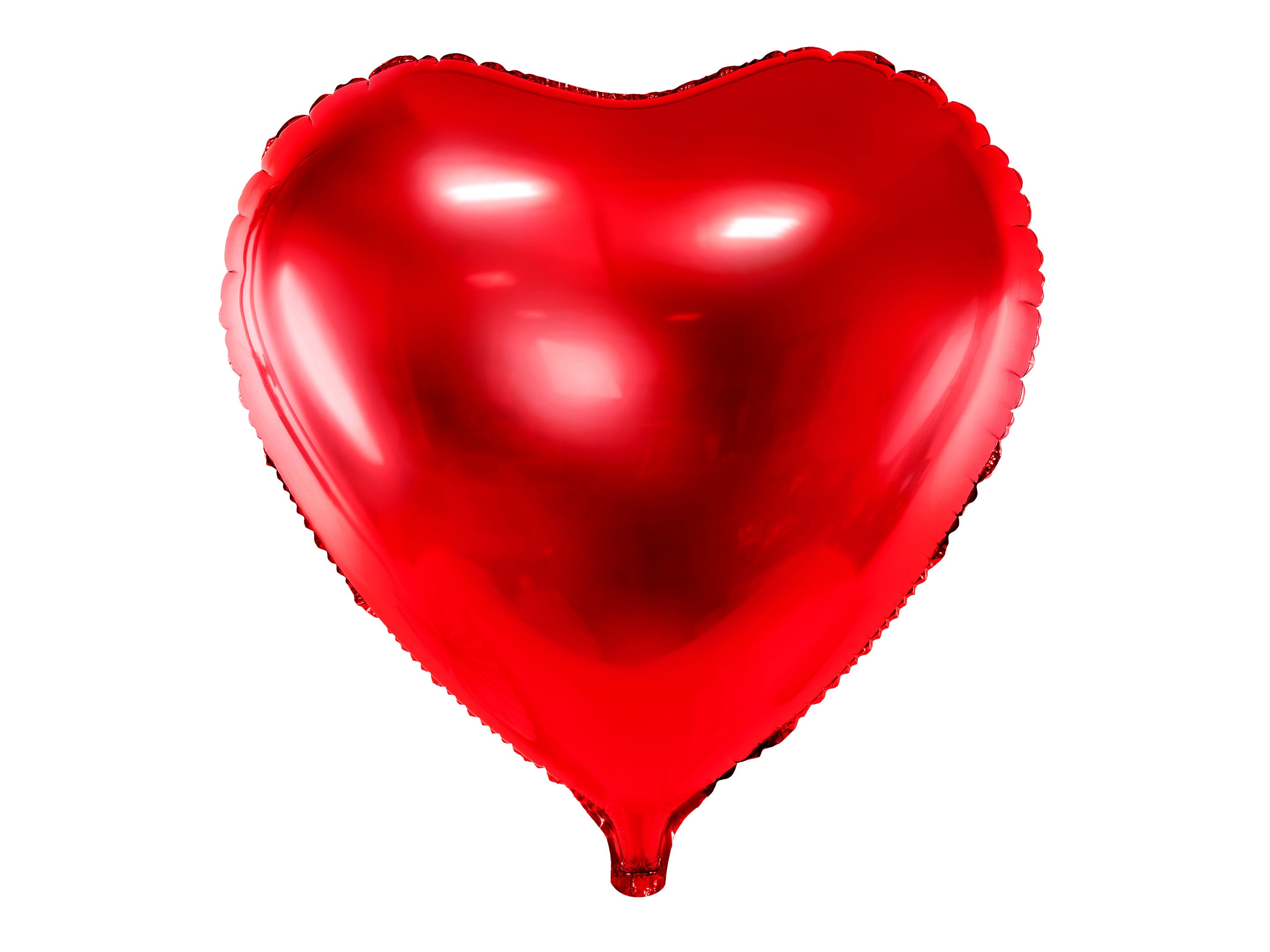 Ragazza Con Palloncini A Forma Di Cuore Rosso Alla Festa Di Compleanno Per Il Image163391818