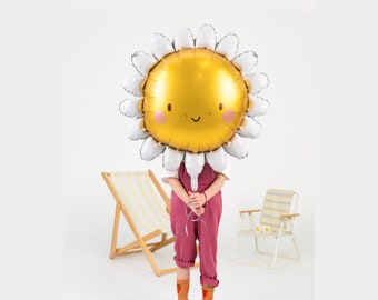 Sunshine Foil Balloon, Summer Party Decor (90cm)