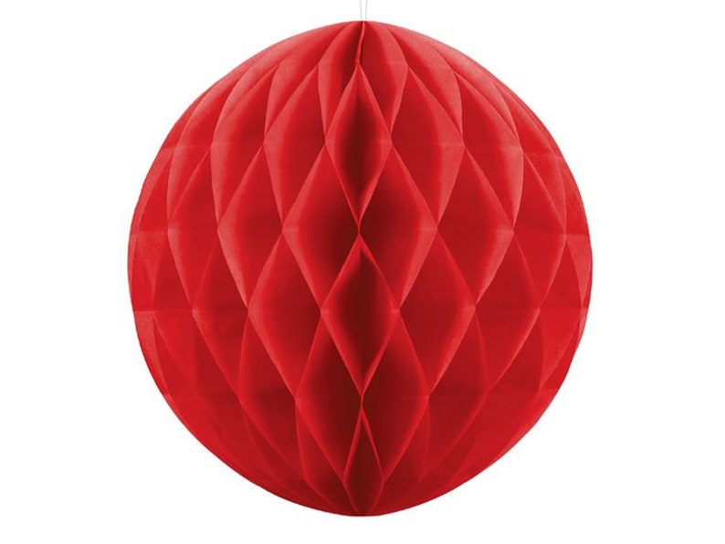 Birthday Decorations Red Honeycomb Paper Decoration Valentines Day Decor Wedding Decor Party Decorations Baby Shower Decoration