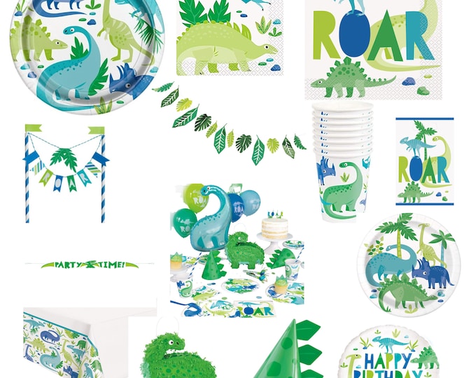 Dinosaur Party Pack Dinosaur Birthday Dinosaur Party Etsy