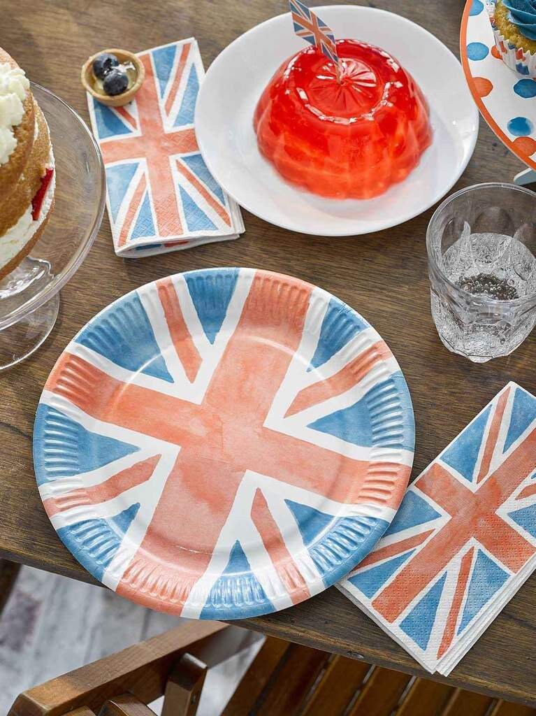 20 Best of British Napkins Union Jack Paper Napkins British Etsy