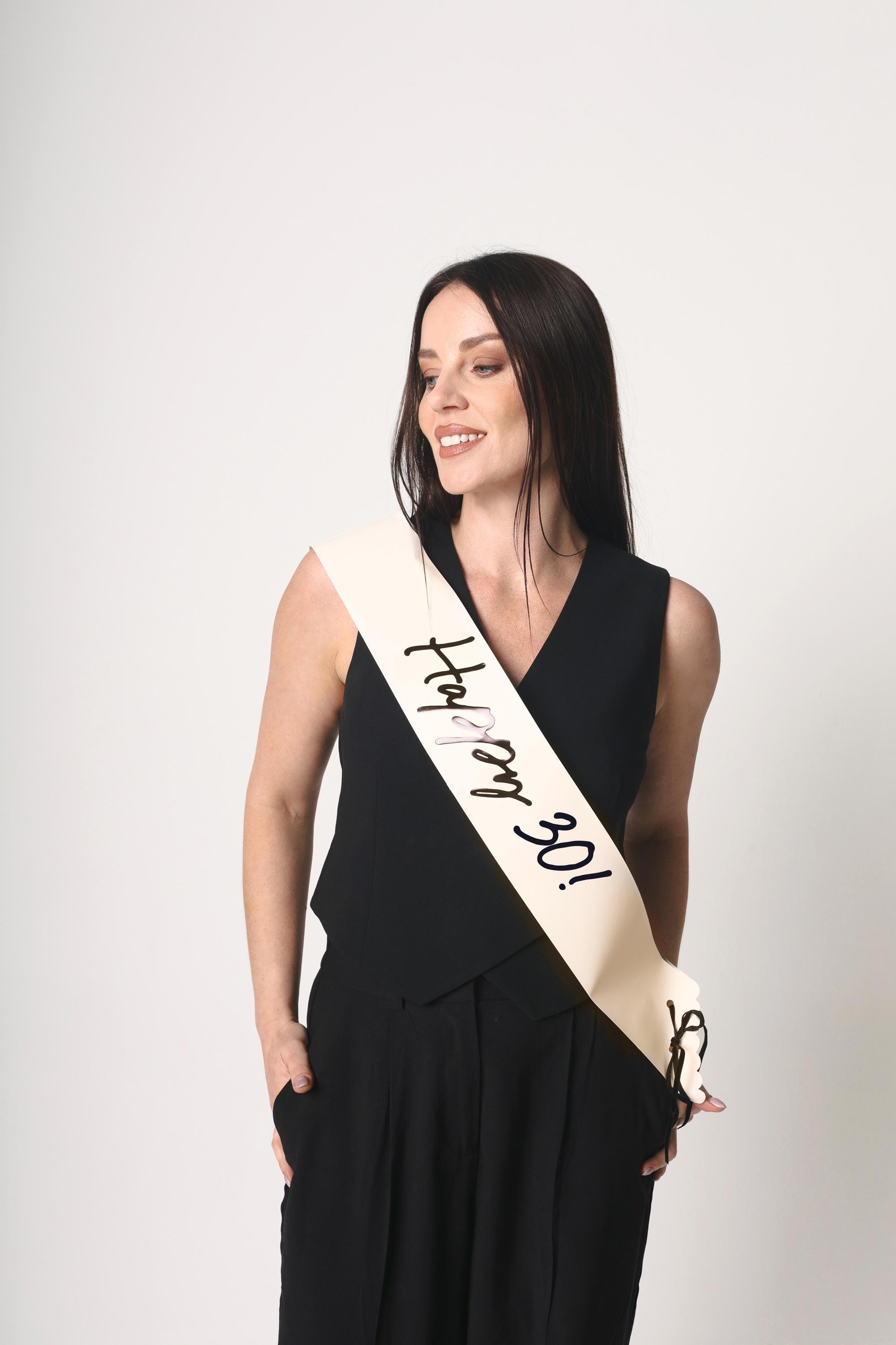 Birthday Girl Schärpe Mit Spitze – Elegante Schärpe Für Das Geburtstagskind