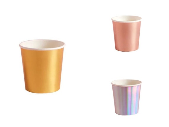 10 Small Paper Cups, Hen Party Cups, Party Paper Small Cups, Wedding Party  Cups, Bachelorette Party Cups, Drink Paper Cups 