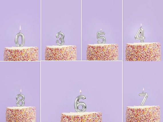 Candela Numerica Di Compleanno + 3 Ragnatele Decorative | Tema Halloween – Confezione Singola Regalo