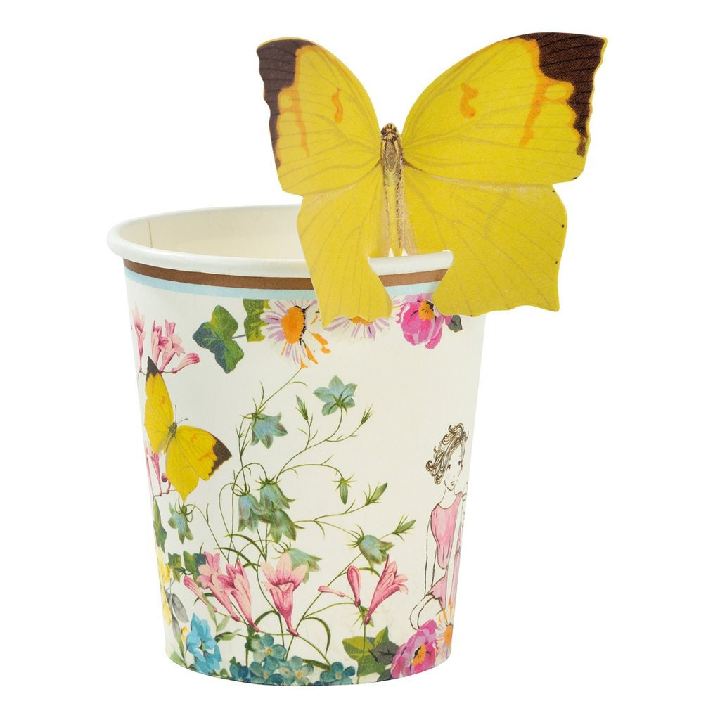 12 Truly Fairy Paper Cups With Butterfly Detail Fairy Party - Etsy UK
