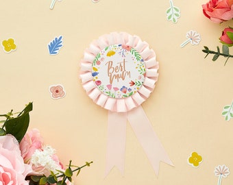 Best Mum Rosette Badge, Mother's Day Best Mum Badge, Mum's Birthday Badge, Mother's Day Gift