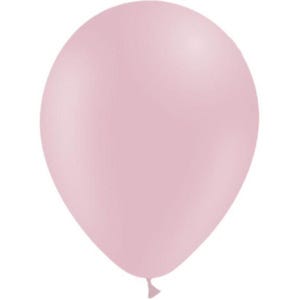 50 Matte Pastel Pink Latex Balloons 11 inch | Premium Decotex Balloons for Birthday, Baby Shower, Party Decoration | Air or Helium Use